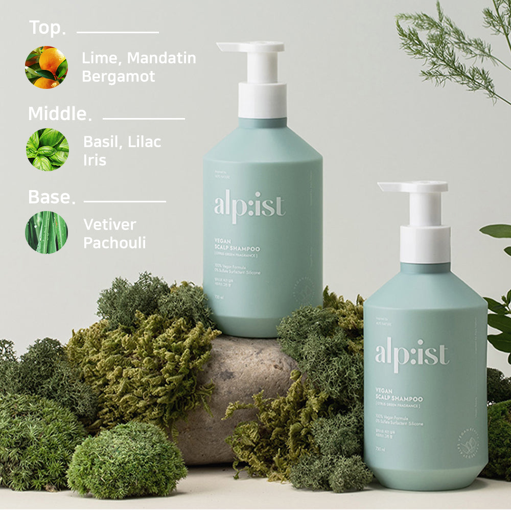 alp:ist Vegan Formula Citrus Green Shampoo alpist