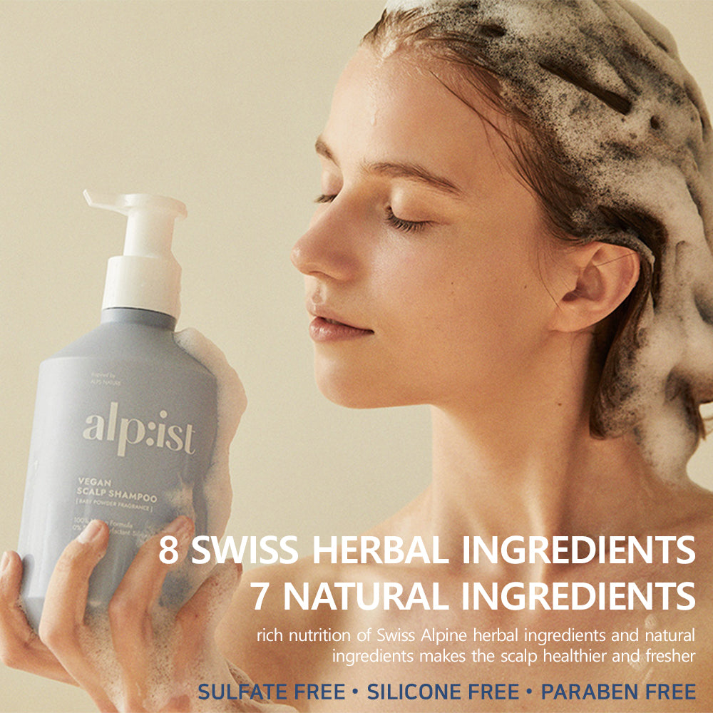 alp:ist Vegan Formula Baby Powder Shampoo alpist