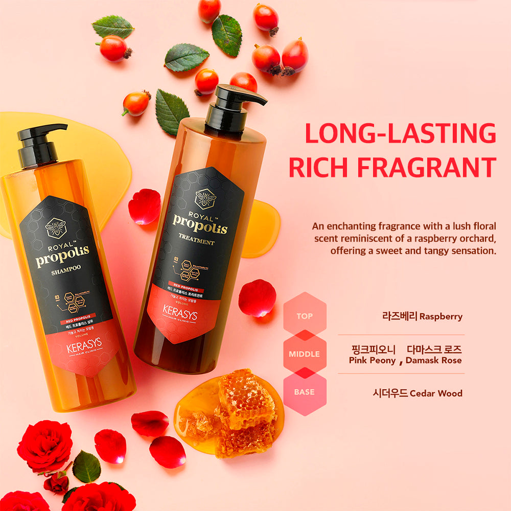 Kerasys Royal Propolis Red Treatment with Rose Hip Oil 33.8 fl oz (1L)