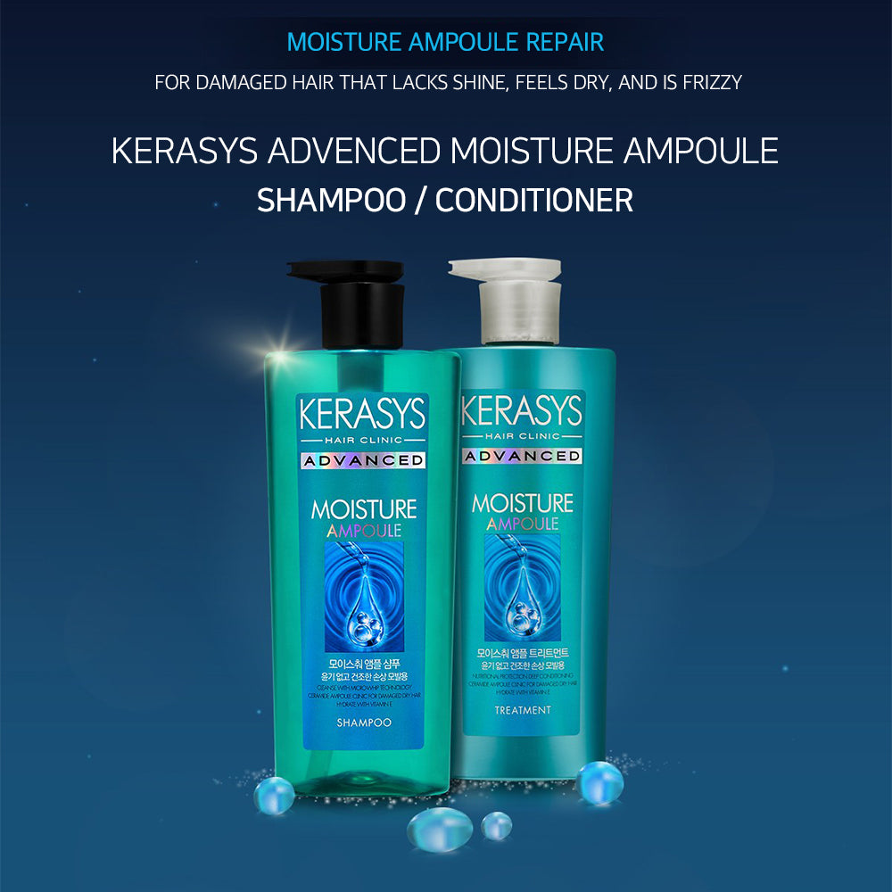 Kerasys Advanced Ceramide Moisture Ampoule Shampoo 13.5 fl oz (400ml)
