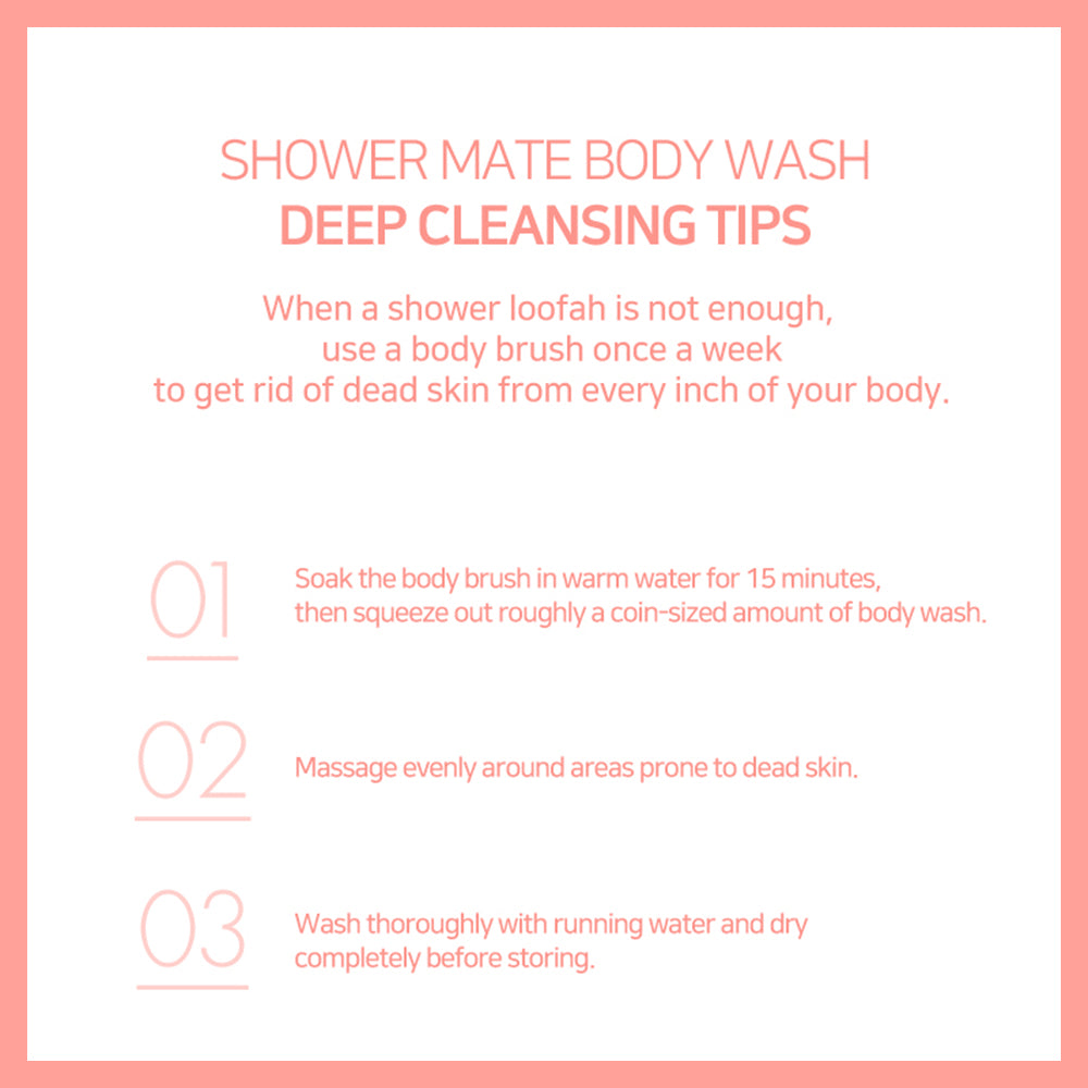 SHOWERMATE Natural Peach Body Wash