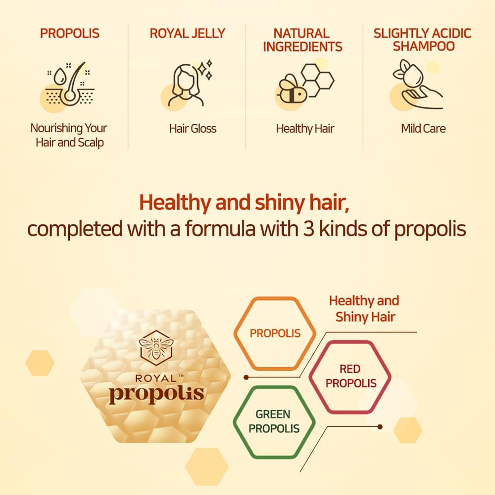 Kerasys Royal Propolis Green Shampoo with Olive Oil 33.8 fl oz (1L)