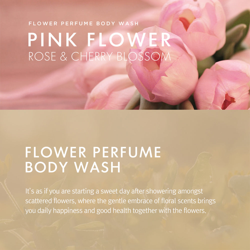 SHOWERMATE Rose & Cherry Blossom Flower Perfume Body Wash