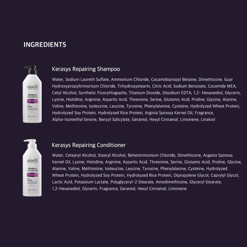 Kerasys Hair Clinic Repairing Shampoo for Damaged Hair 600ml
