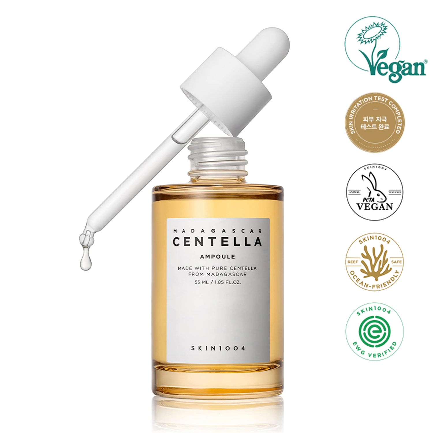 SKIN1004 Madagascar Centella Asiatica Ampoule Facial Serum 33.8 fl. oz (100 ml)