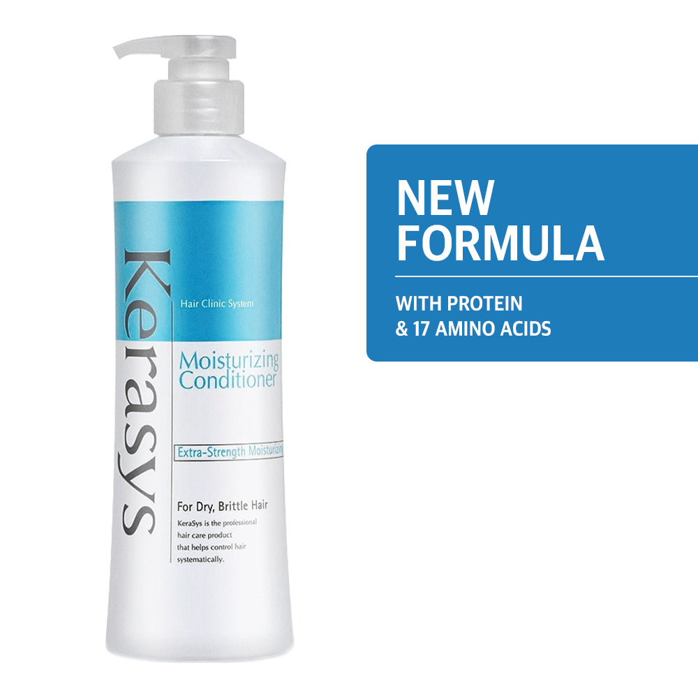 Kerasys Hair Clinic Moisturizing Conditioner for Dry, Brittle Hair 600ml