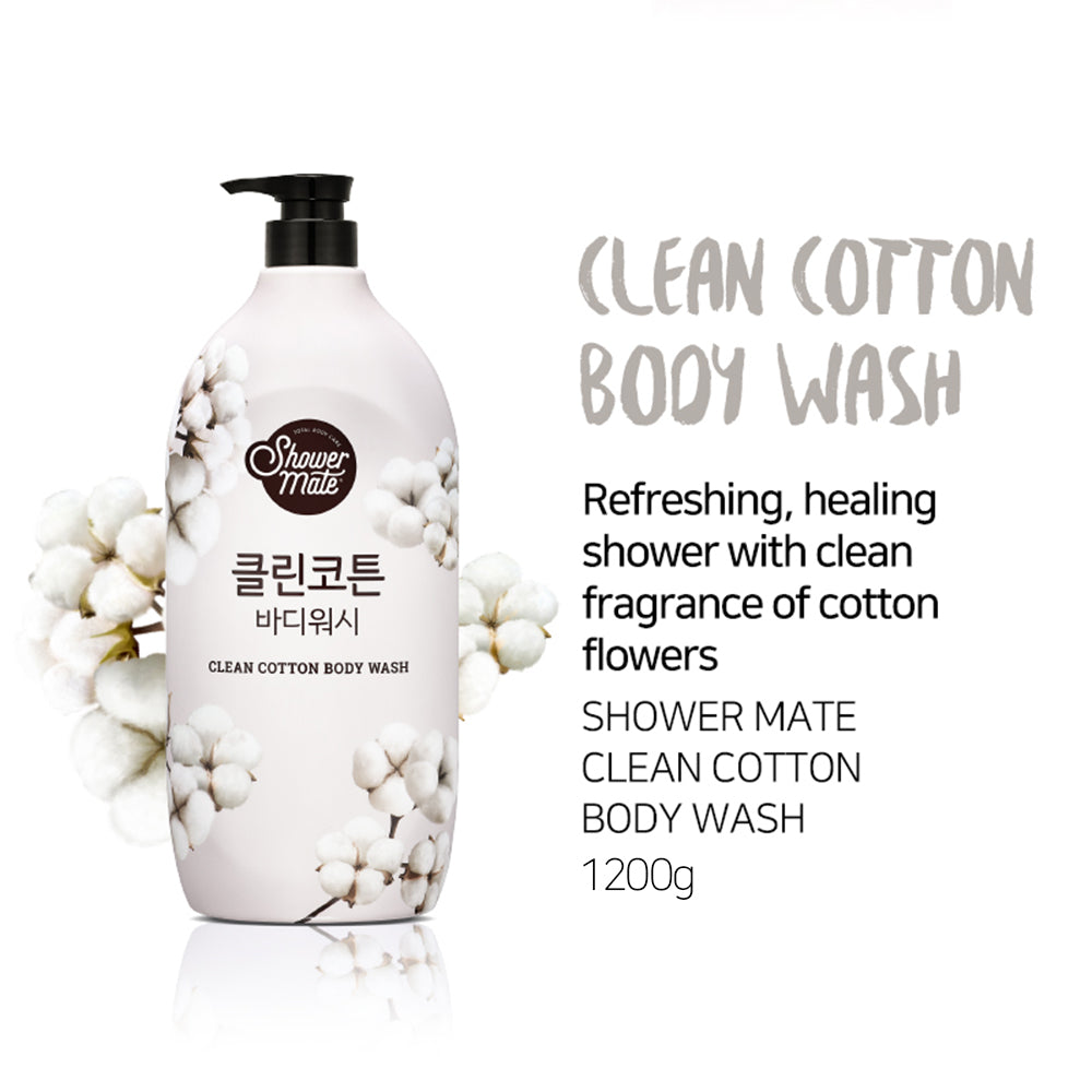 SHOWERMATE Natural Body Wash (Clean Cotton)