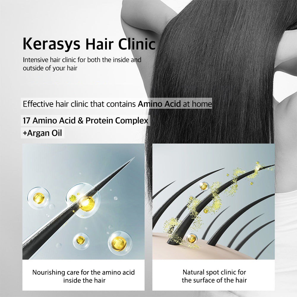 Kerasys Hair Clinic Moisturizing Conditioner for Dry, Brittle Hair 600ml