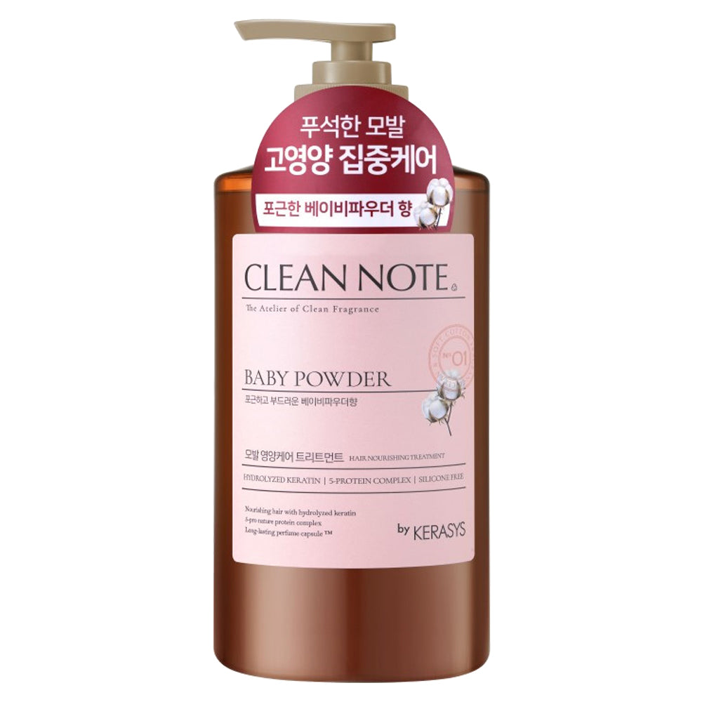 Kerasys Clean Note Treatment Baby Powder Fragrance 27.1 fl oz (800ml)