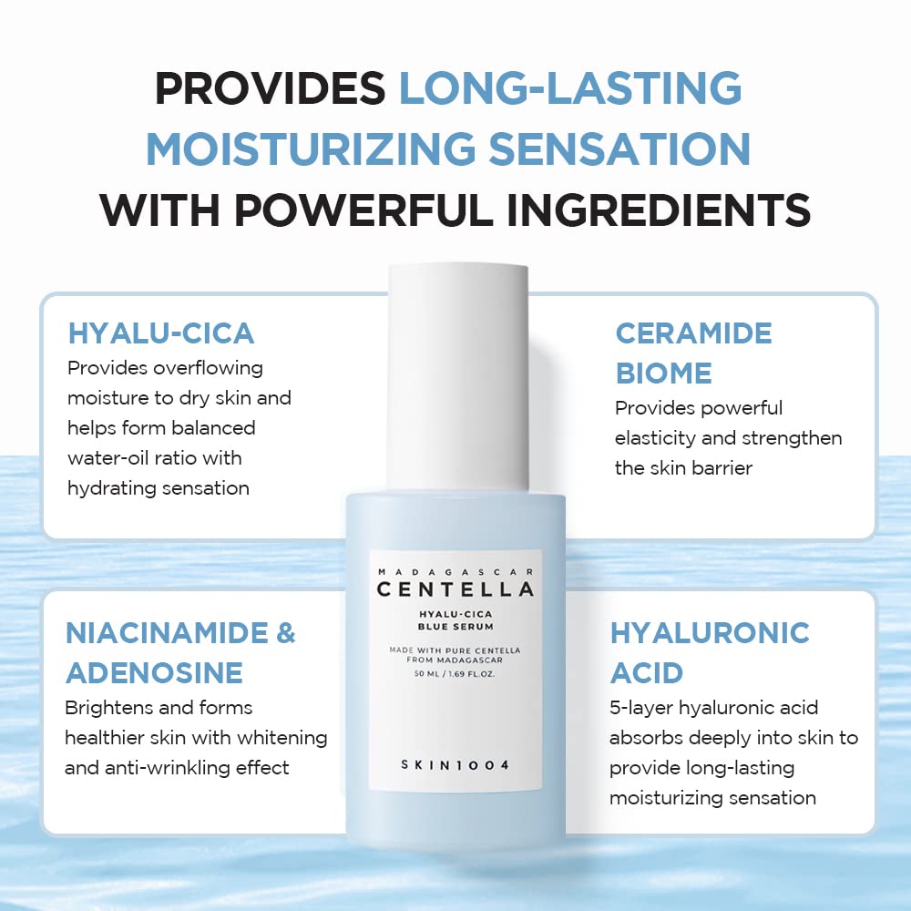 SKIN1004 Centella Hyalu-Cica Blue Serum 1.69 fl. oz (50 ml)