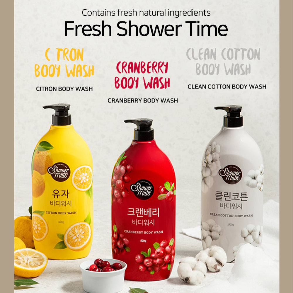 SHOWERMATE Natural Cranberry Body Wash