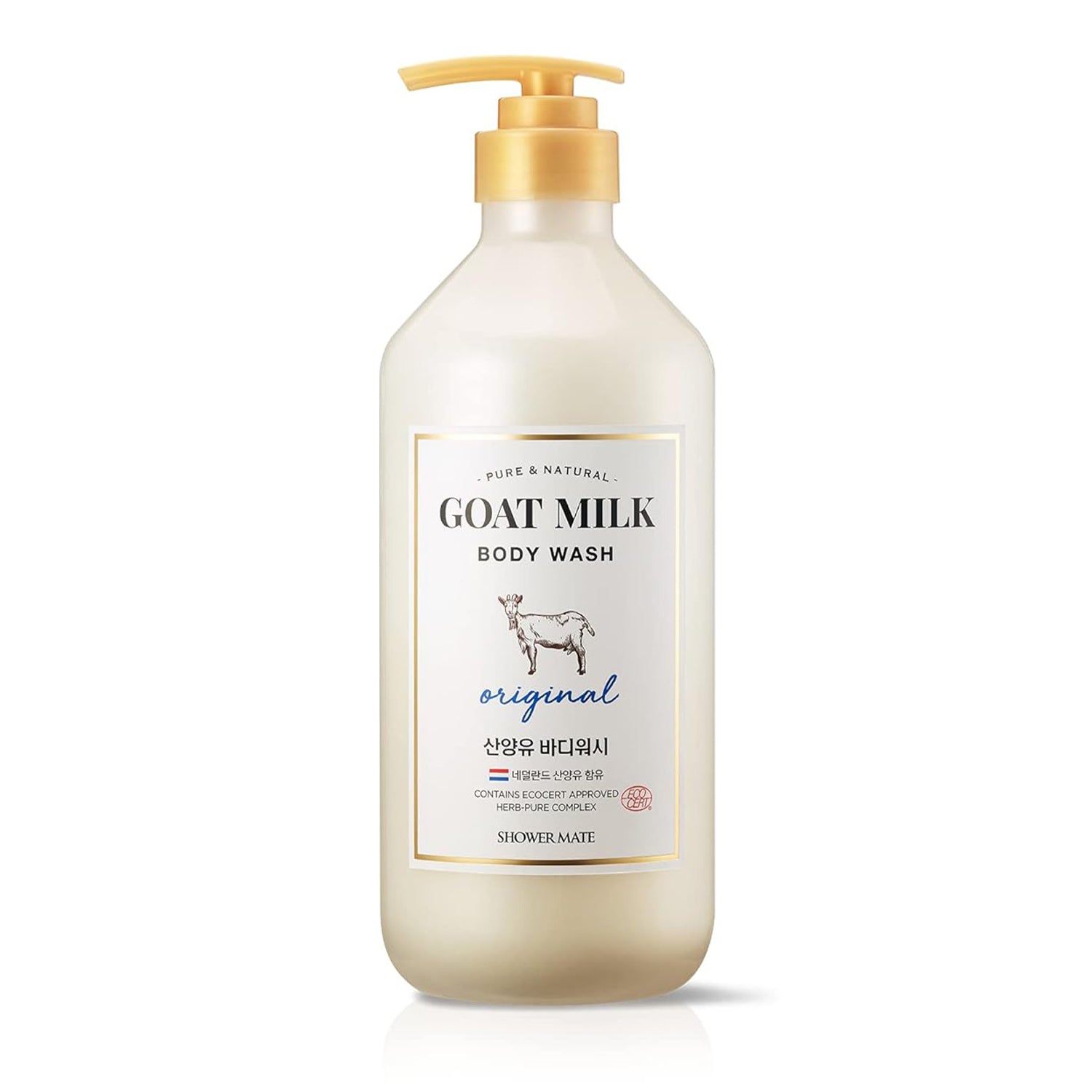 SHOWERMATE Goat Milk Body Wash Original Baby Powder  800 ml/27 Fl Oz