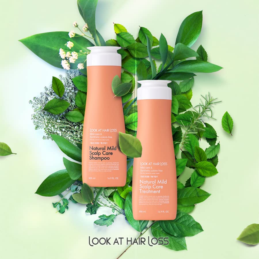 Daeng Gi Meo Ri Look at Hair Loss Natural Mild Shampoo 16.9 fl. oz (500ml)