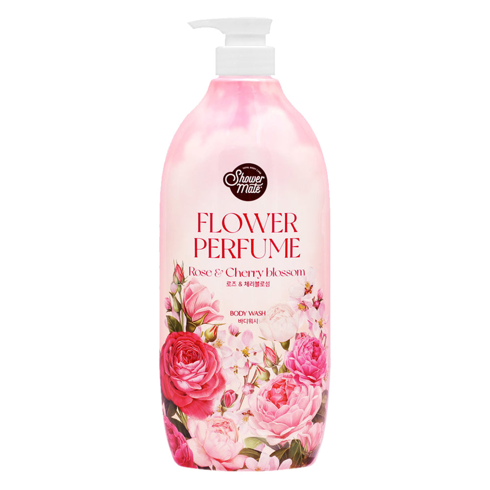 SHOWERMATE Rose & Cherry Blossom Flower Perfume Body Wash